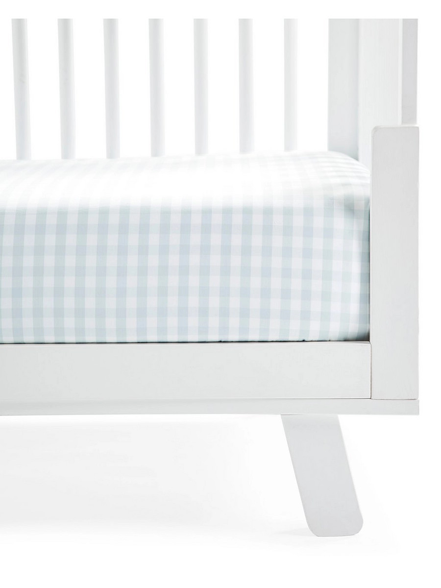 Gingham Crib Sheet | Serena and Lily