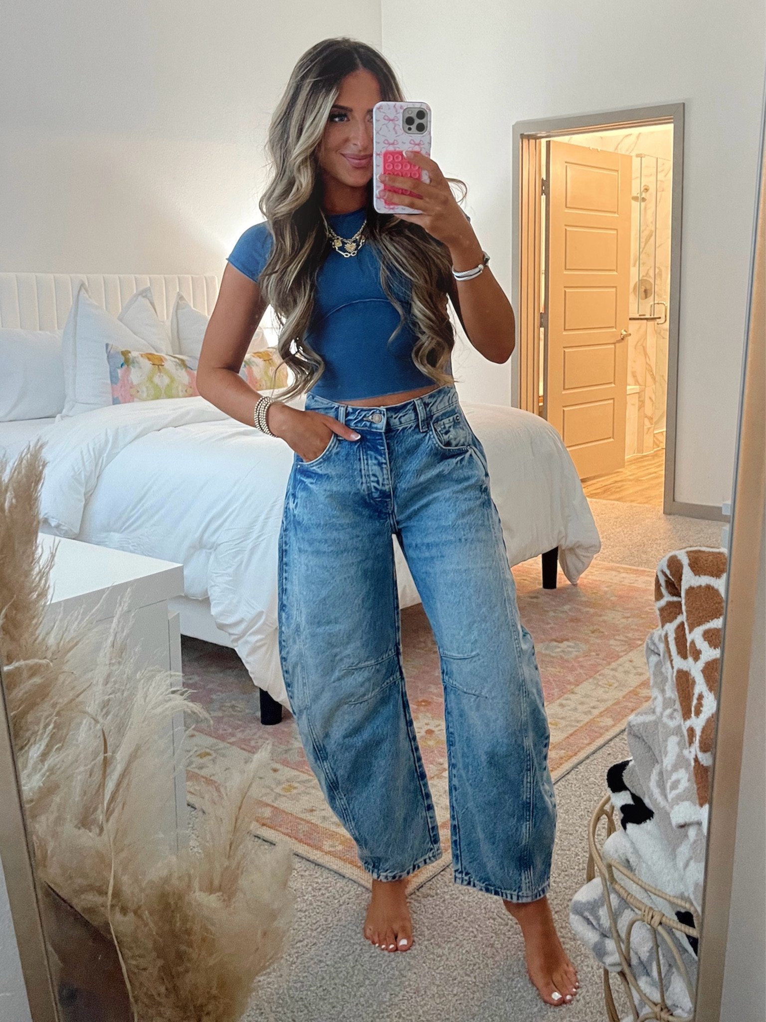 Free People Barrel Jeans 🙌🏽

#LTKFindsUnder100 #LTKSeasonal #LTKStyleTip