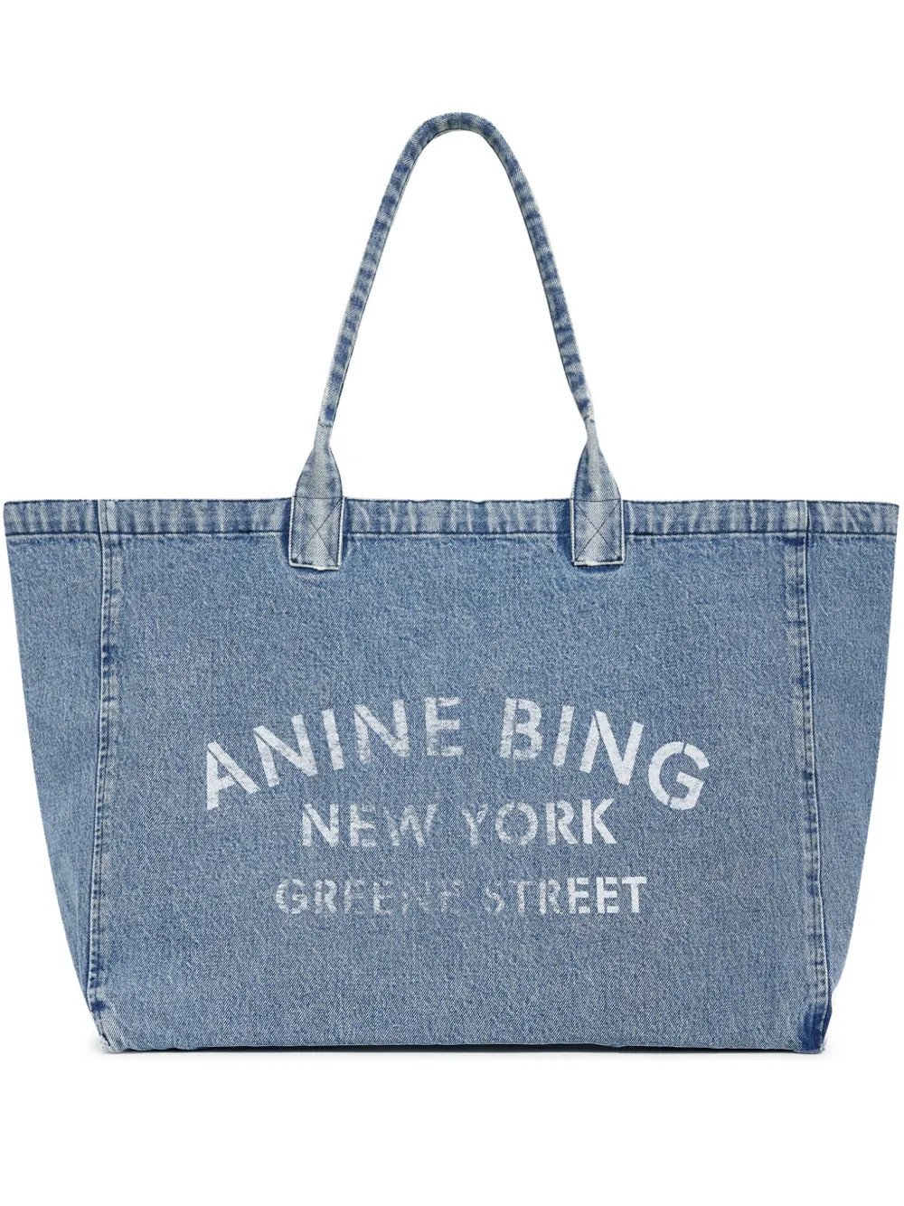 ANINE BING Leo Tote Bag | Blue | FARFETCH | Farfetch Global