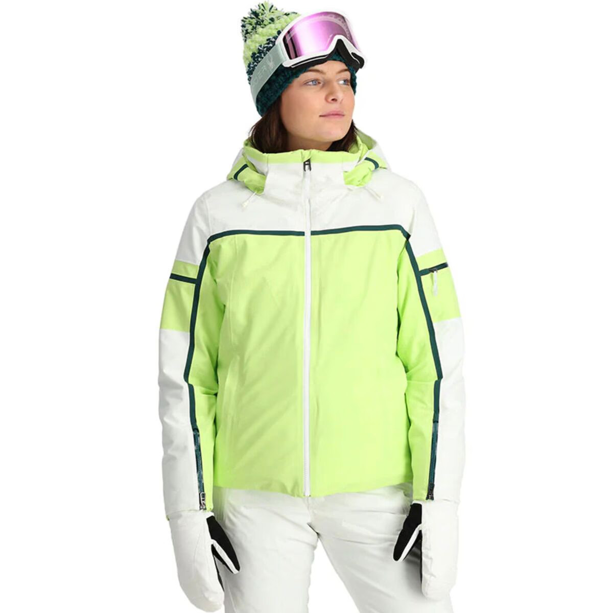 Spyder Poise Jacket - Women's Lime Ice, 10 | Backcountry
