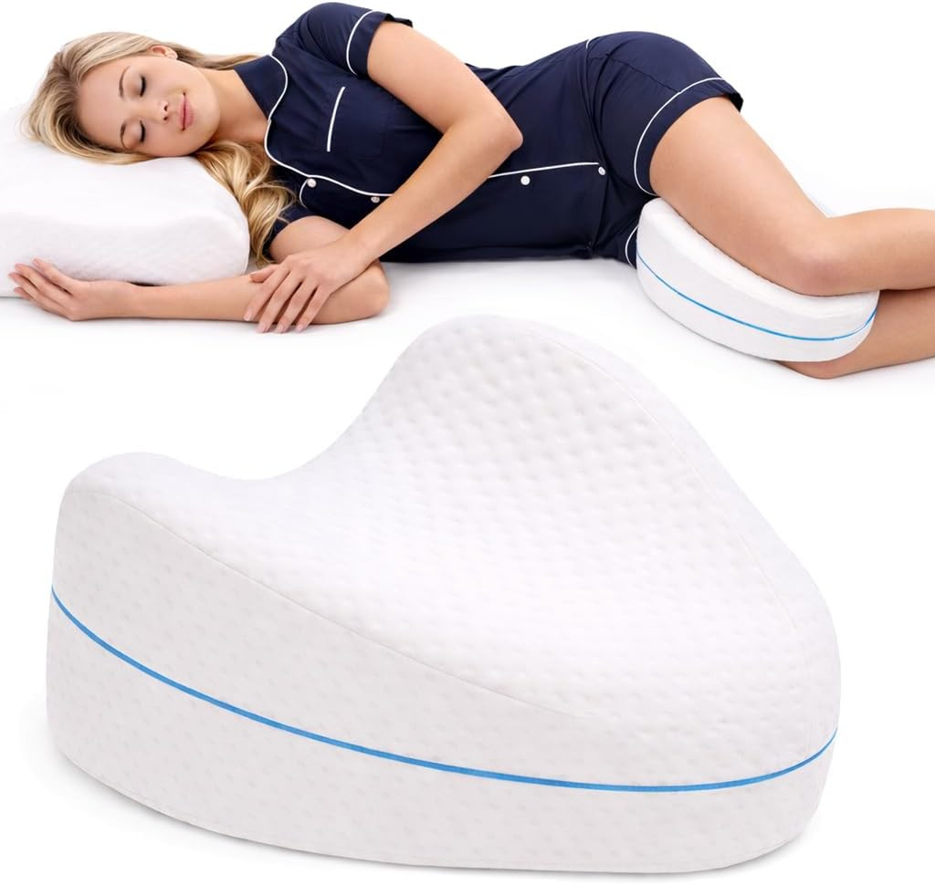 Contour Legacy Leg & Knee Foam Support Pillow for Side Sleepers Soothing Relief for Back, Hips, Knees, Joints, Nerves & Muscles | Amazon (US)