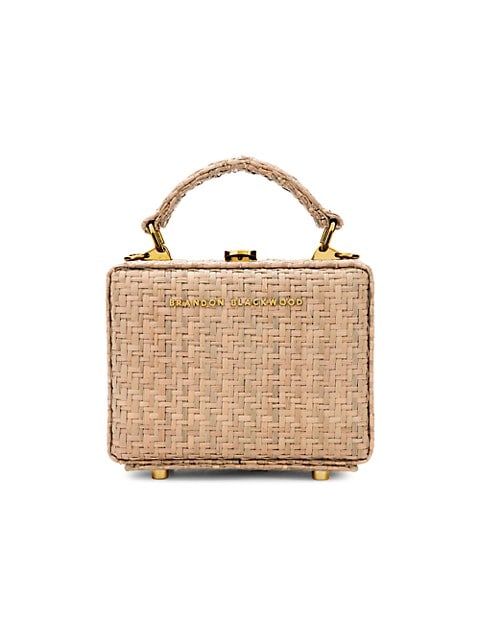 Mini Kendrick Wicker Box Bag | Saks Fifth Avenue