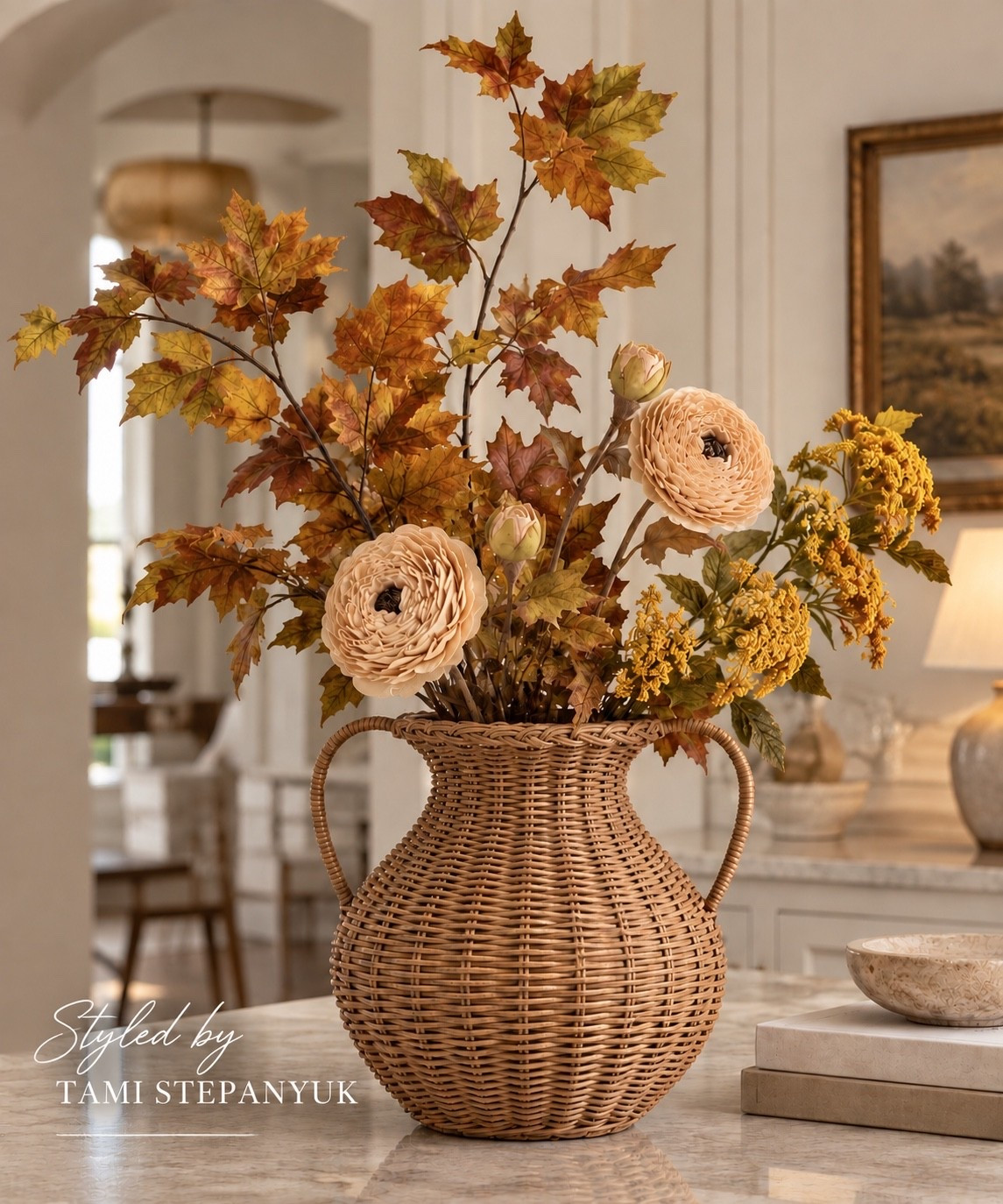 🍂 Fall stems that completely transformed this woven vase 🤎 I love mixing warm autumn branches with soft neutral florals and just a touch of golden yellow for that cozy, elevated fall look. Everything is linked so you can recreate this arrangement in your own home!

#LTKHome #LTKSeasonal #FallHomeDecor #FallDecor #FallDecorIdeas #FallFlorals #FallStems #AutumnDecor #CozyHome #CozyHomeDecor #NeutralHomeDecor #HomeDecorInspo #KitchenDecor #KitchenIslandDecor #Afloral #HearthAndHand #StudioMcGeeStyle #WovenVase #OrganicModern #FallStyling

#LTKHome #LTKSeasonal #LTKU
