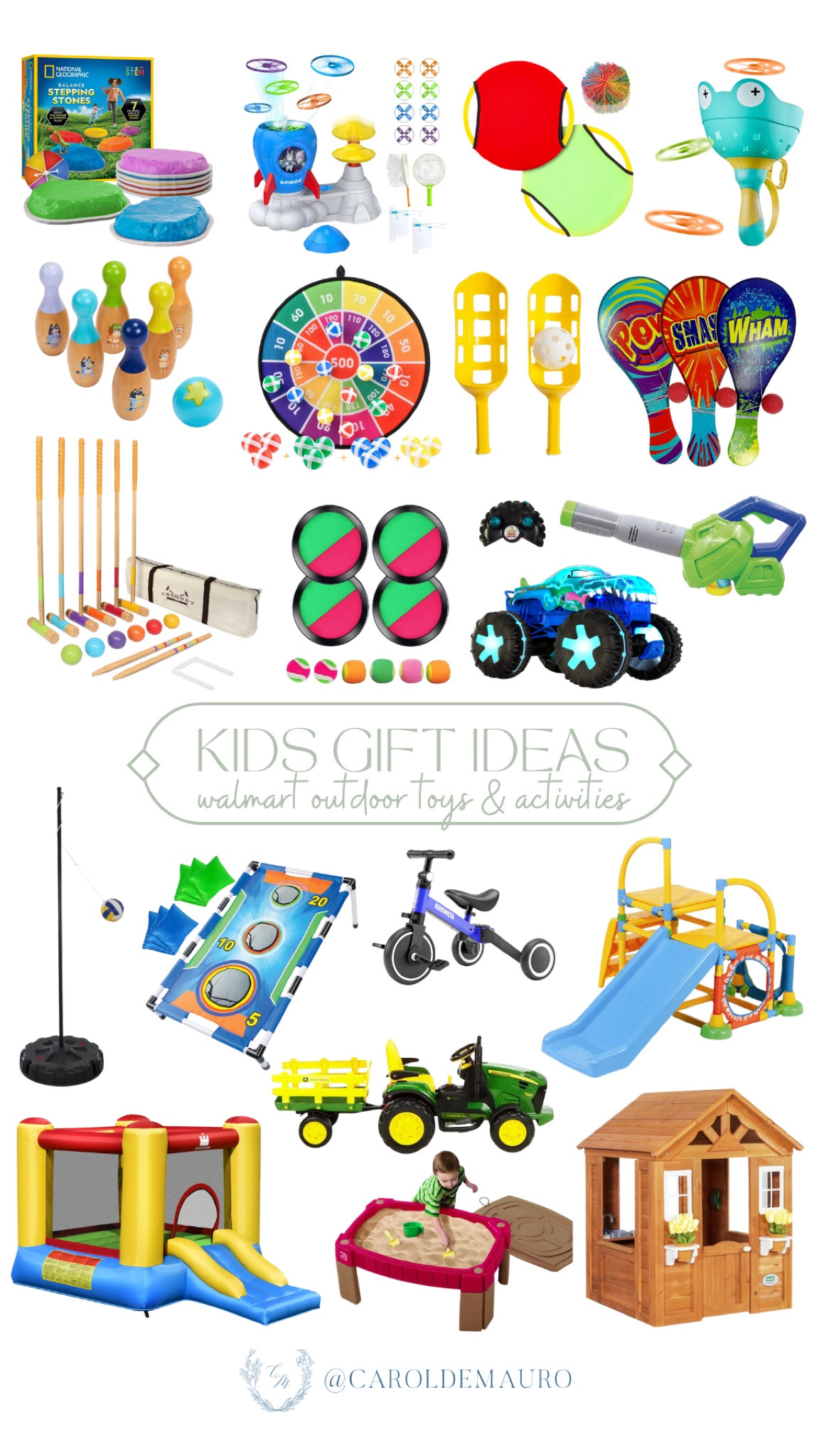 Counting down to Christmas and these cute outdoor toys and activities from Walmart are the perfect gifts to keep them active and sharp! Choose from play tents, inflatable bounce castle house, bike, abacus, and more!
#montessoritoys #screenfreeactivity #affordablegiftidea #kidstoy

#LTKGiftGuide #LTKKids #LTKSeasonal