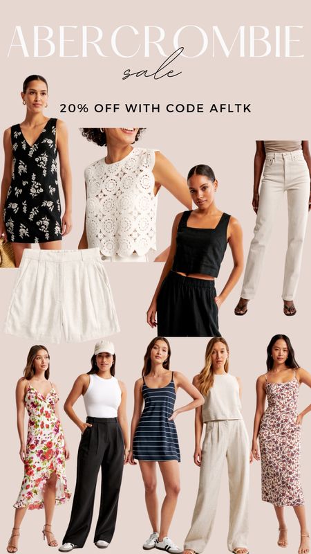 Abercrombie sale! My spring picks. Use code AFLTK for 20% off sitewide. 

Spring outfits, spring style, dress 

#LTKsalealert #LTKSeasonal #LTKfindsunder100