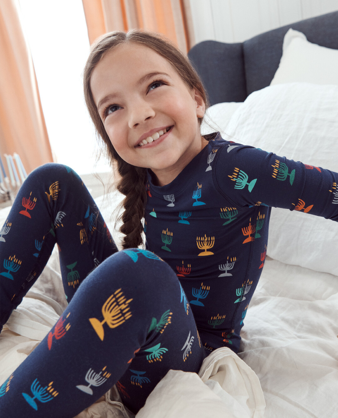 Holiday Rainbow Hanukkah Matching Family Pajamas | Hanna Andersson