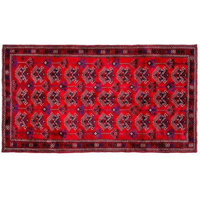 Brimer One-of-a-Kind 4'11" x 9'2" 1970s Area Rug in Red/Blue | Wayfair North America