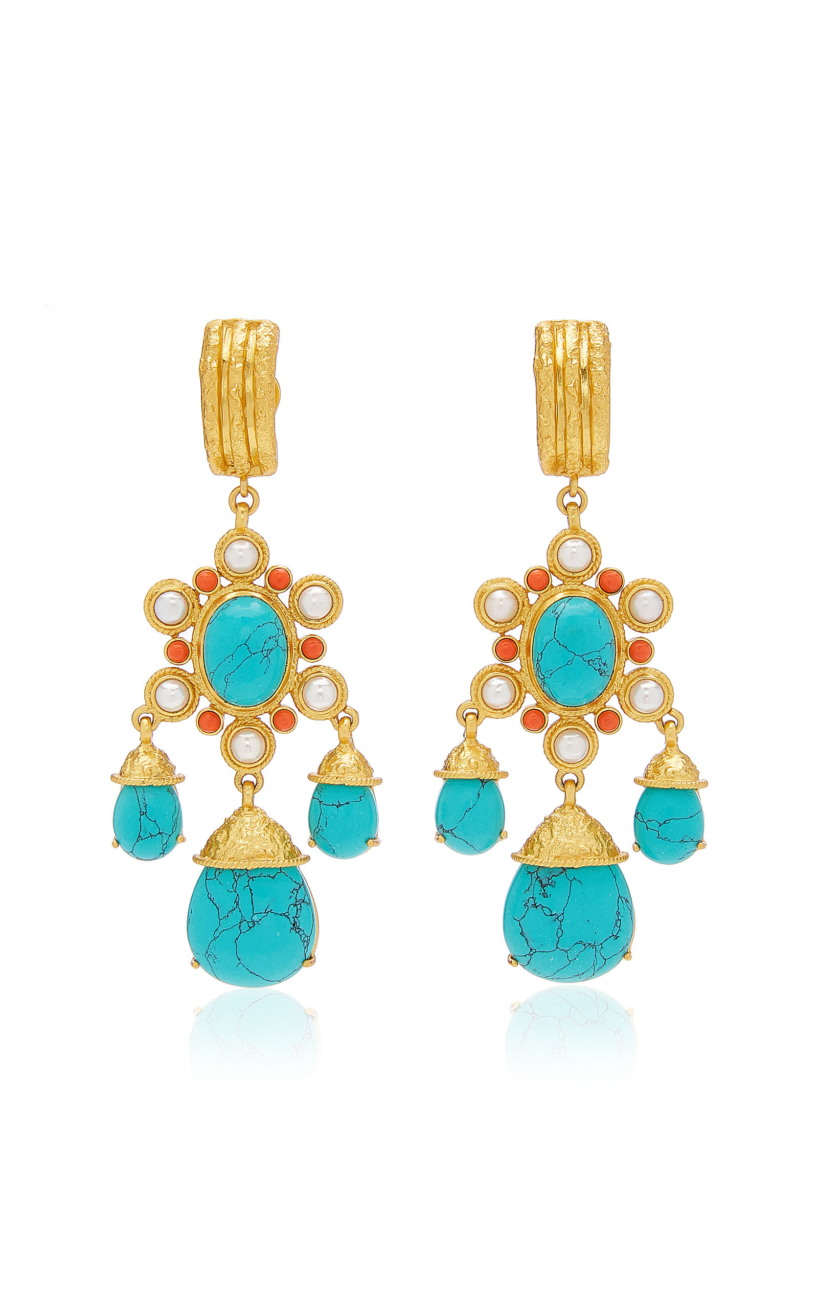 Gypsy 24K Gold-Plated Multi-Stone Earrings | Moda Operandi (Global)