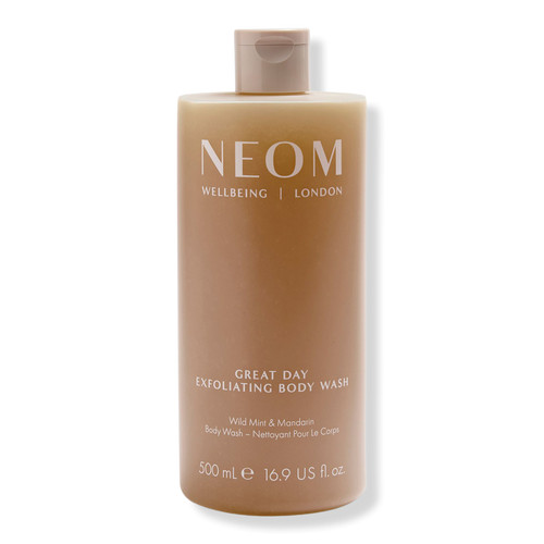 NEOM Wellbeing Great Day Exfoliating Body Wash | Ulta