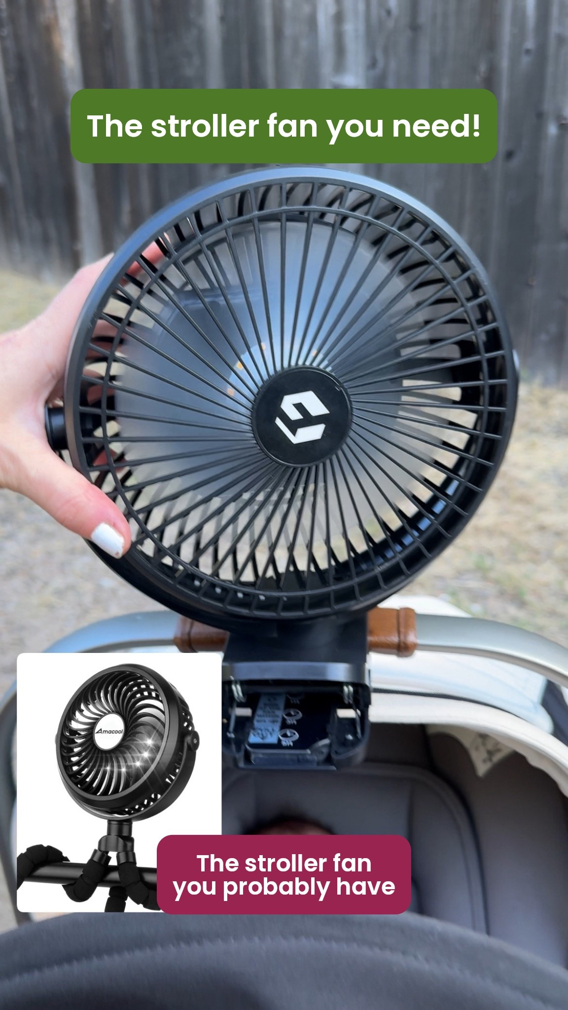 This stroller fan is so much bigger & keeps you cool so much better! #stroller #babyregistry #summeraccessories

#LTKBaby #LTKKids #LTKFamily