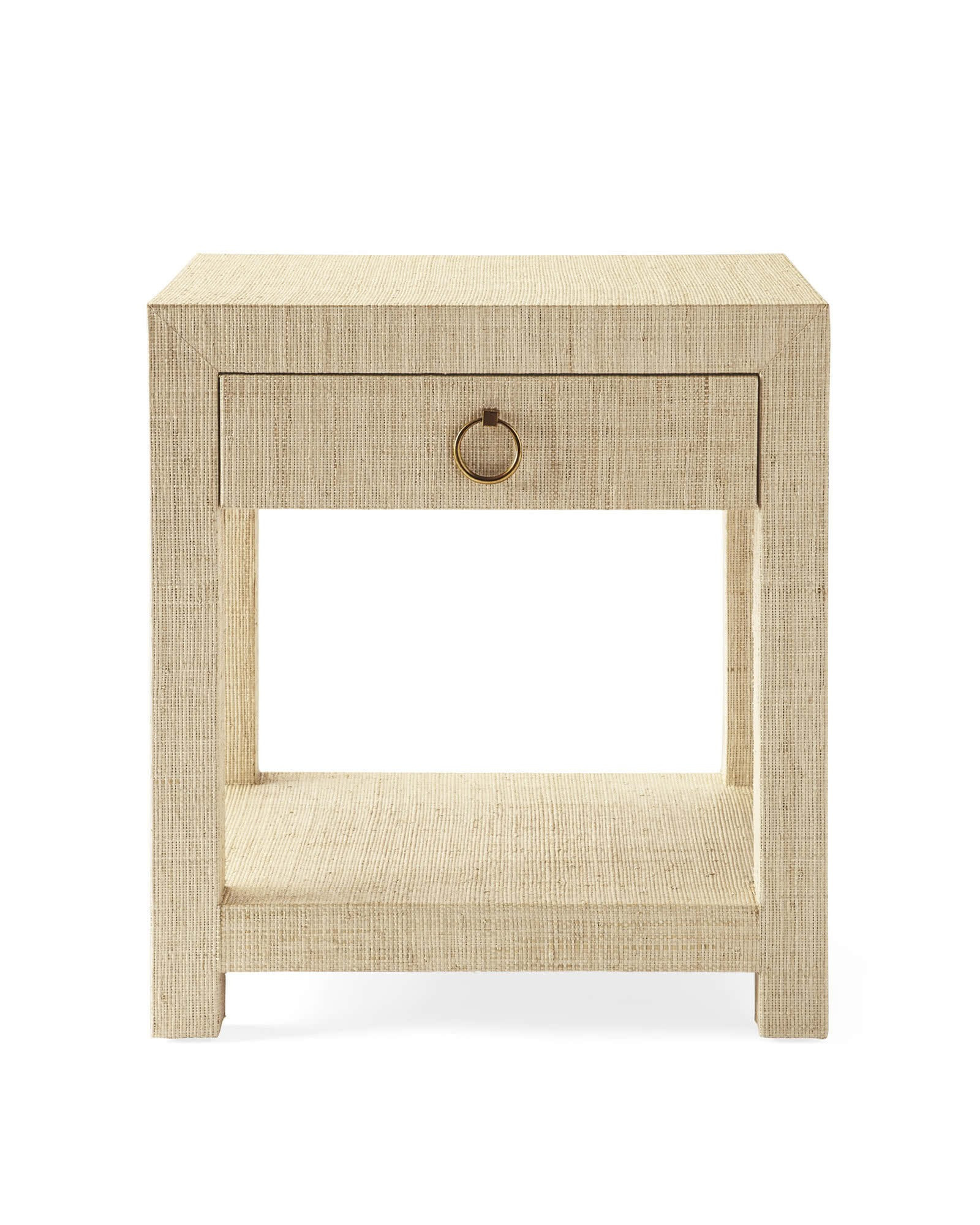 Blake Raffia 1-Drawer Nightstand | Serena and Lily