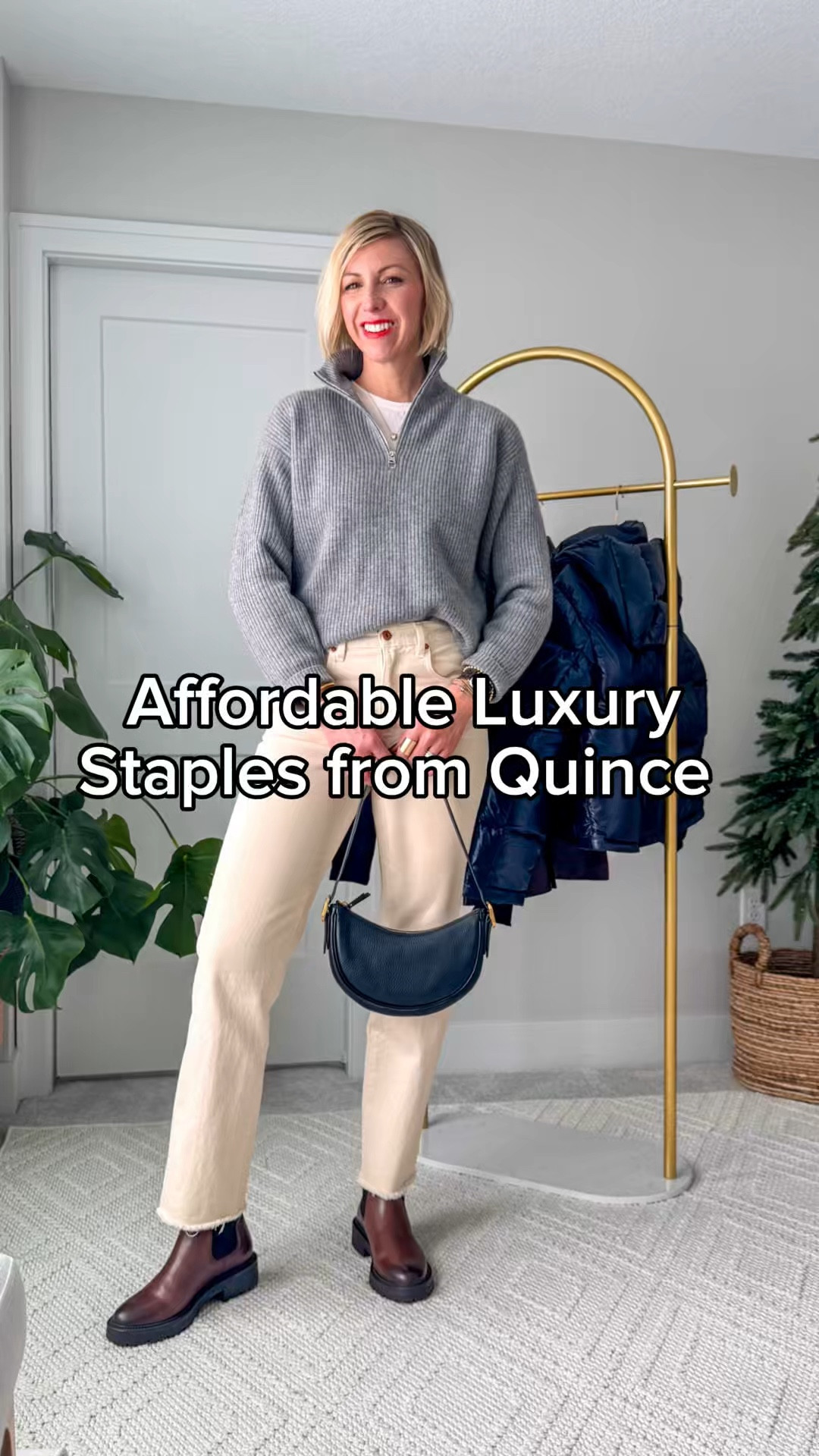 Elevate your winter wardrobe with these must-have pieces from @onequince that are not only sustainable but also affordable! 

Here’s how to create effortless outfits that exude chic sophistication this winter:
- Cashmere Structured Cardigan: Perfect for layering and adds a touch of luxe.
- Cashmere Fisherman’s Quarter Zip Sweater: A timeless staple for easygoing style.
- Cashmere Sweatshirt: Cozy yet chic – ideal for casual outings or lounging.
- Leather Blazer: Instantly elevates any look with a sleek, polished edge.
- Down Puffer Parka: Stay warm without sacrificing style this winter!
- Leather Shoulder Bag: The perfect accessory to tie your outfits together!
#quincepartner  

#LTKStyleTip #LTKWatchNow #LTKOver40