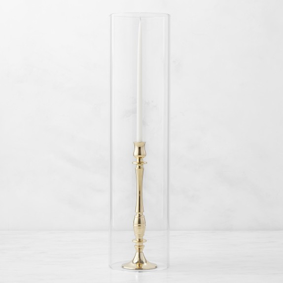 Hurricane Glass Taper Holders | Williams-Sonoma