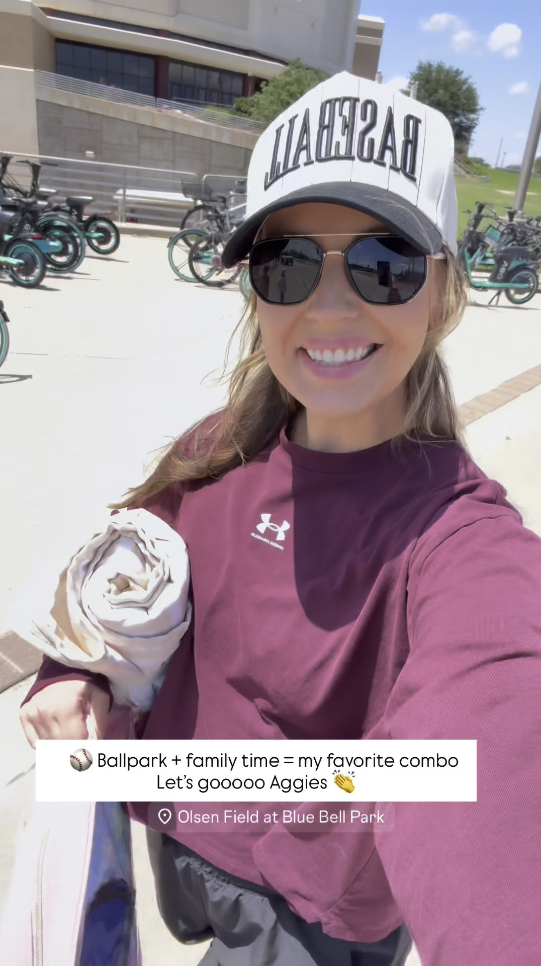 Took a trip to College Station this past weekend to enjoy some Aggie baseball! 

I got so many compliments on this baseball cap. I love it so much!! Linking it below. ⬇️ 

#baseballmom #ballpark #caps #outfitidea

#LTKActive #LTKdayinmylife #LTKmomlife