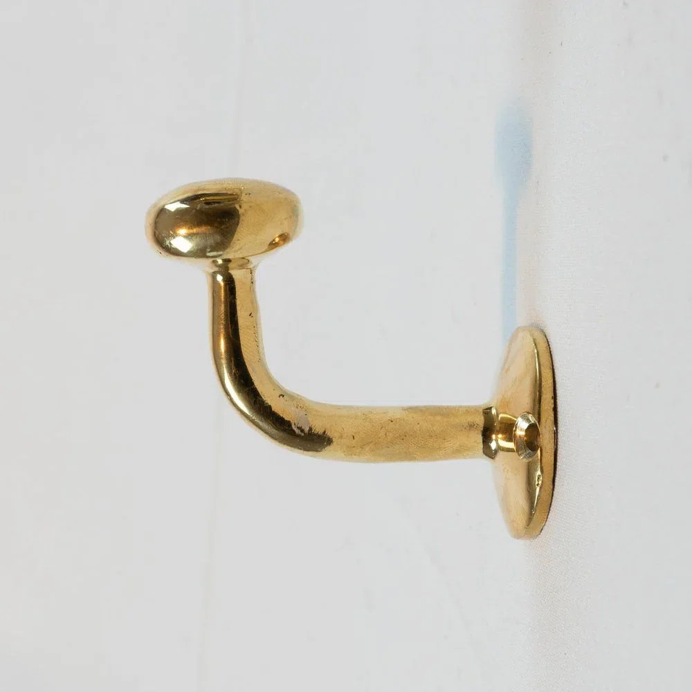 House of Hampton® Set Of 2 Solid Handcrafted Brass Wall Hooks | Wayfair | Wayfair North America