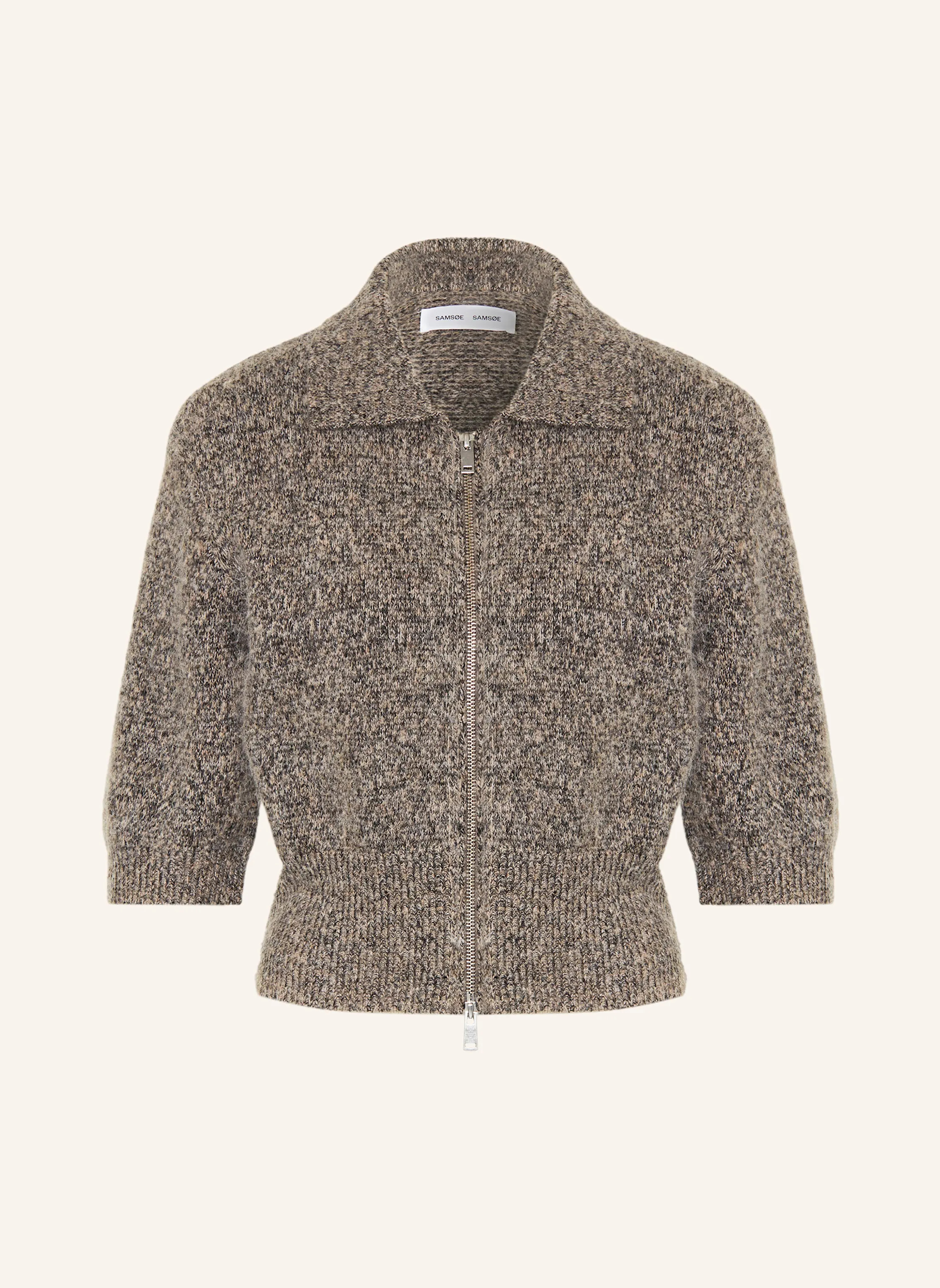 SAMS\u00d8E  SAMS\u00d8E Strickjacke SAKELSIE in grau / ros\u00e9 | Breuninger (DACH)