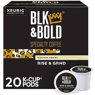BLK & Bold - Rise & GRND Coffee Keurig K-Cup Pods, Medium Roast, 20/Box | Best Buy U.S.