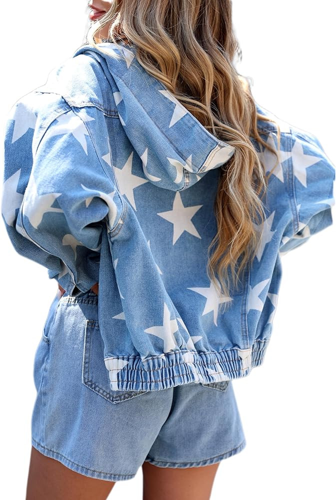 Women's Oversized Denim Jacket | Amazon (US)