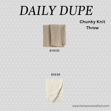 Chunky knit throws are versatile and can be styled year round.  

Crate and Barrel chunky knit throw.  Target chunky knit throw.  

#LTKSeasonal #LTKhome #LTKfamily