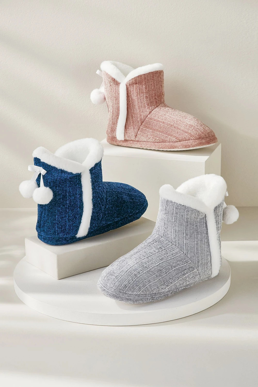 Cambree Chenille Bootie Slippers | Soft Surroundings