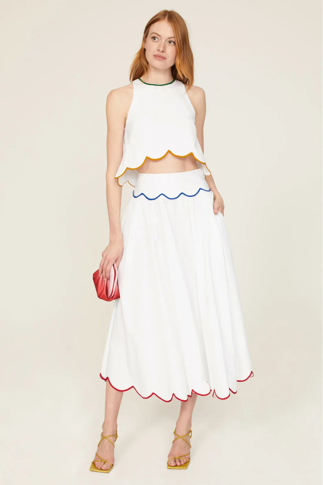 Scallop Hem Skirt | Rent the Runway