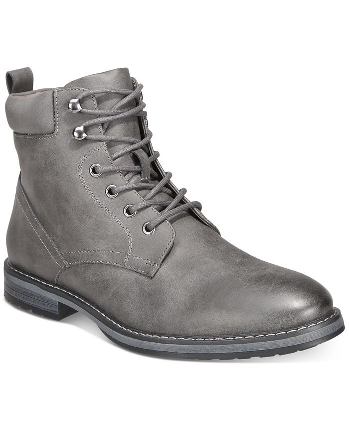 Club Room Men's Lace-Up Boots, Created for Macy's  & Reviews - All Men's Shoes - Men - Macy's | Macys (US)