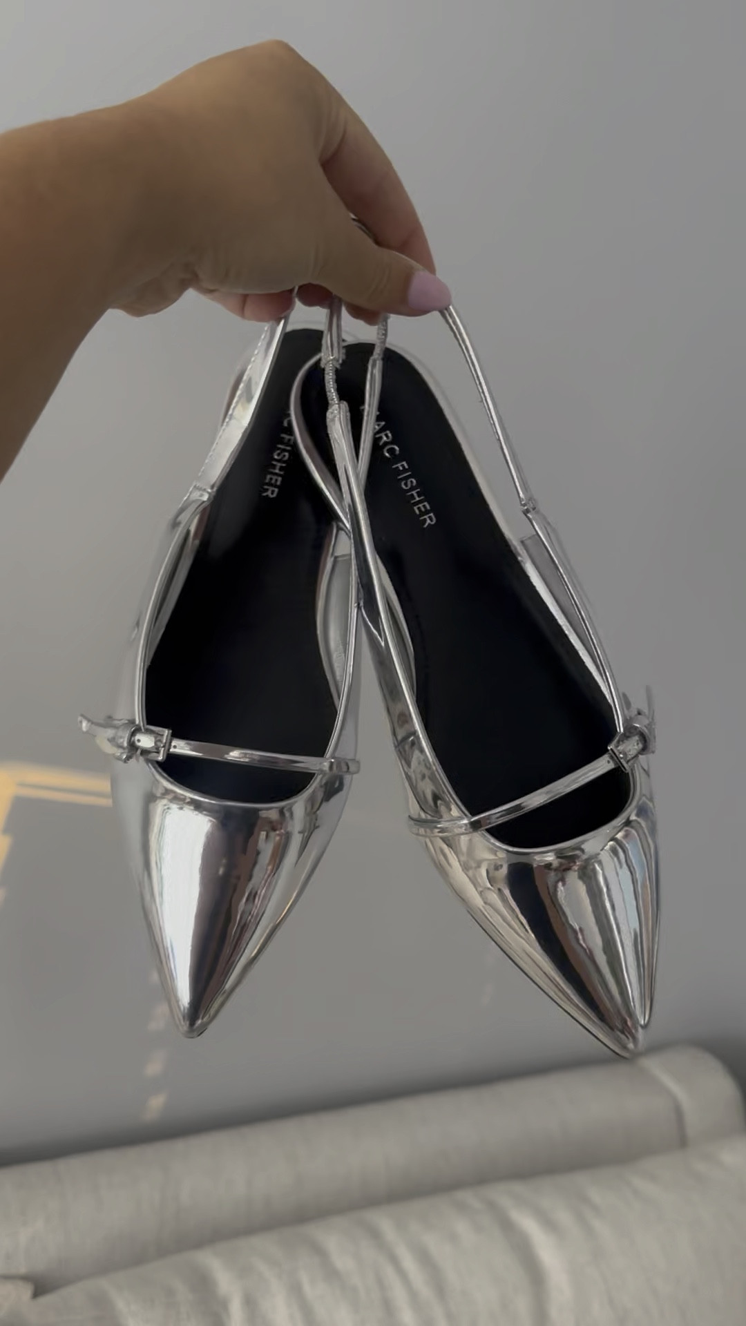 silver ballet flats for fall 

#LTKStyleTip #LTKShoeCrush #LTKFindsUnder50
