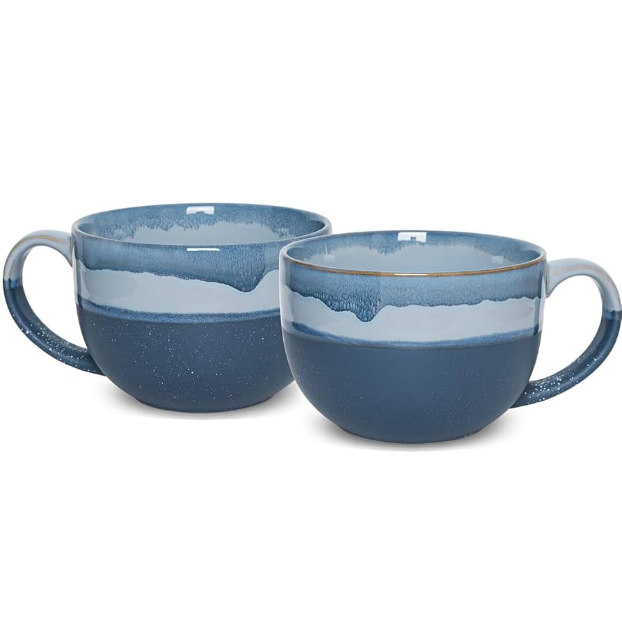 Bosmarlin Extra Large Ceramic Coffee Mug, 23 Oz, Microwave and Dishwasher Safe, Big Oversized Tea... | Amazon (US)