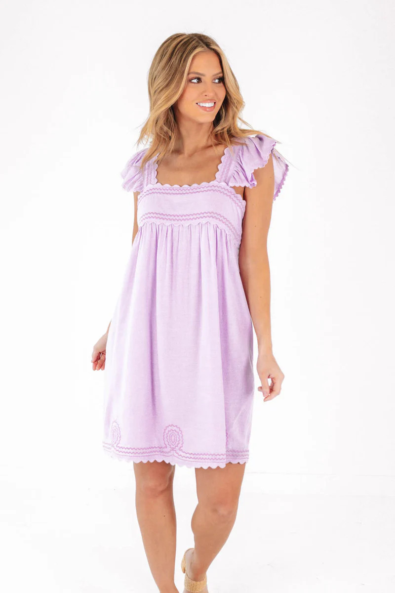 The Beckley Dress - Lavender | The Impeccable Pig