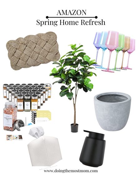 Amazon home spring refresh!! I love every single one of these items and Amazon makes it super easy to update your home from spring! #homedecor #springdecor #homerefresh 

#LTKSeasonal #LTKFind #LTKhome