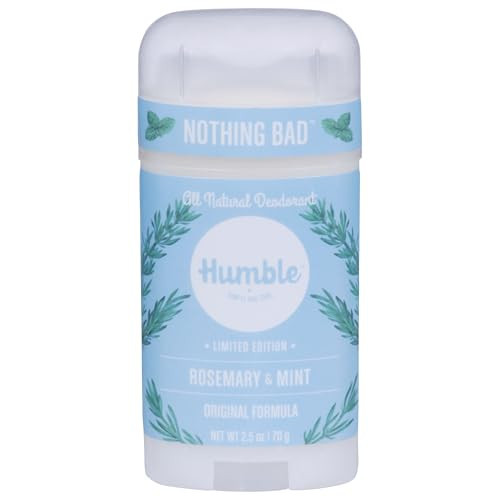 HUMBLE BRANDS Original Formula Aluminum-free Deodorant. Long Lasting Odor Control with Baking Soda and Essential Oils, Rosemary Mint, Pack of 1 | Amazon (US)