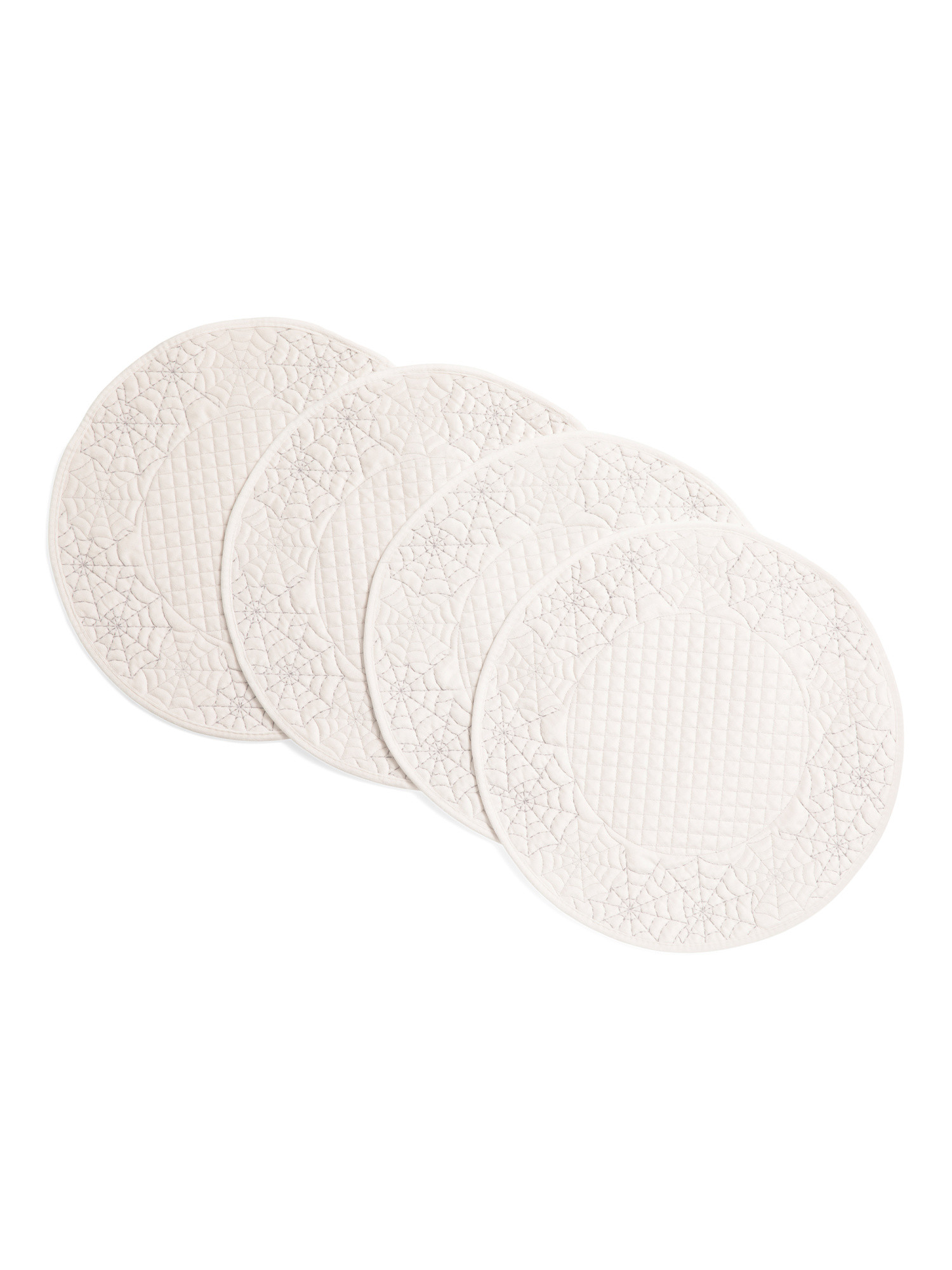4pk Web Border Quilted Placemats | TJ Maxx
