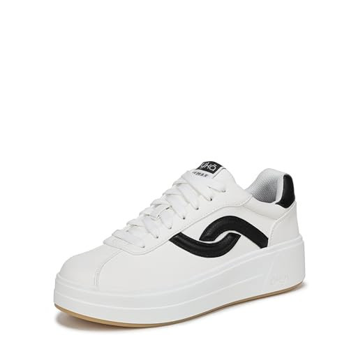 Ryka Womens Viv Max Court Inspired Shoes Brilliant White Faux Leather 5.5 M | Amazon (US)