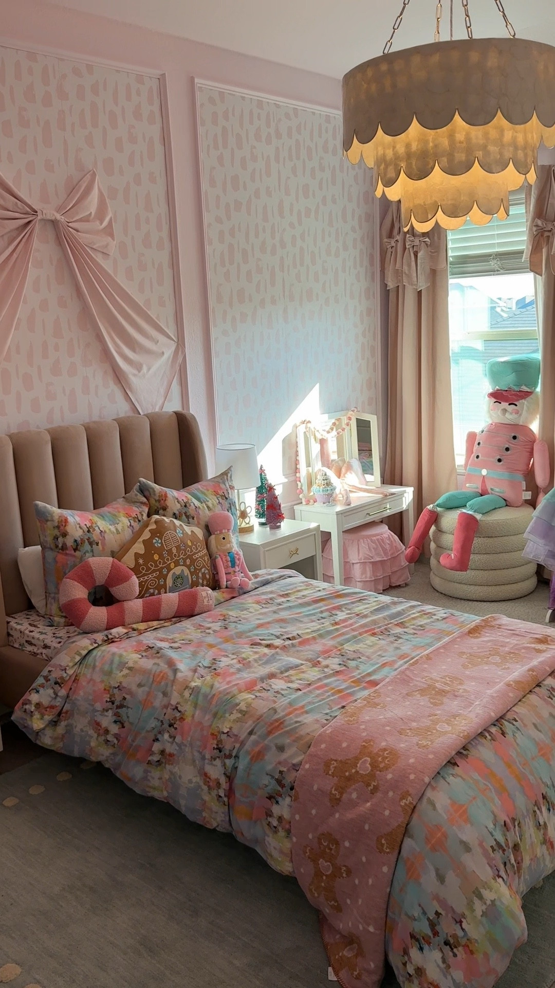 Girls christmas room! Room decor, christmas decor, toddler gift, big kid room, girls room, bow, garland, christmas gift

#LTKSeasonal #LTKHome #LTKKids