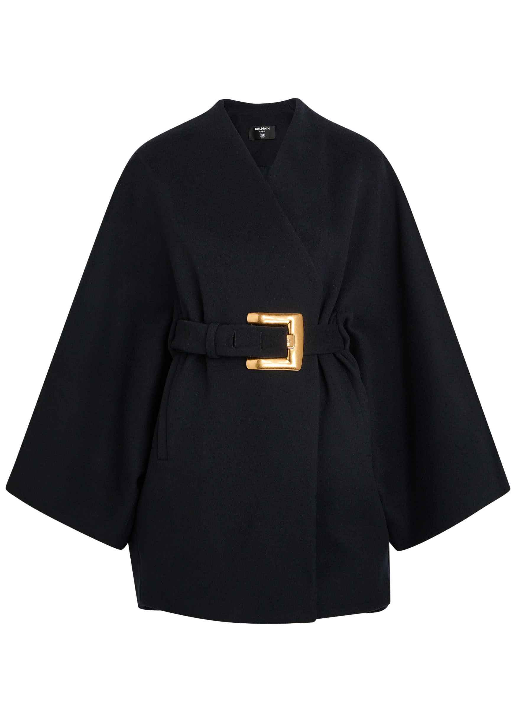 Belted wool and cashmere-blend wrap coat | Harvey Nichols
