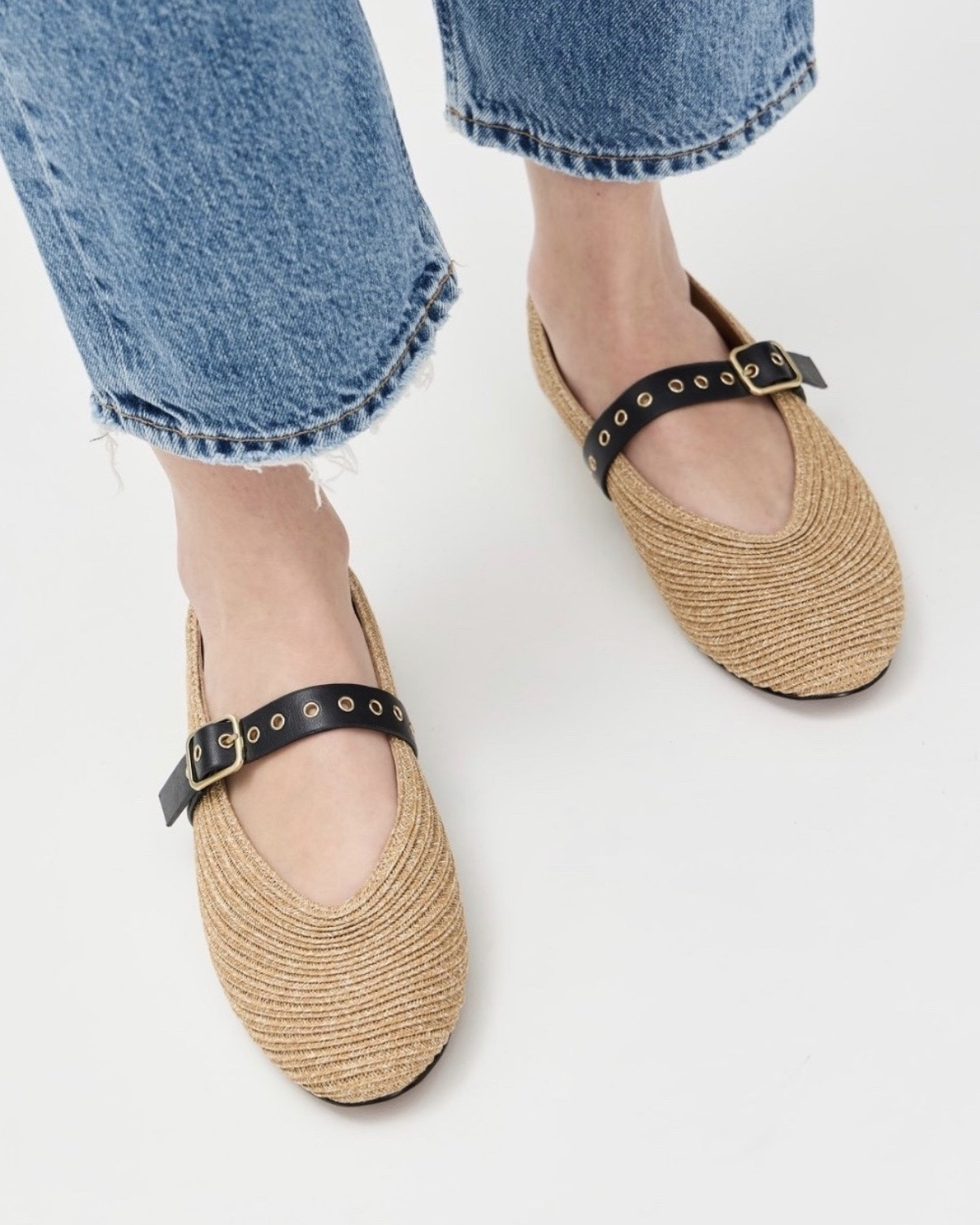 Gold flats 
Spring shoes 

#LTKSeasonal
