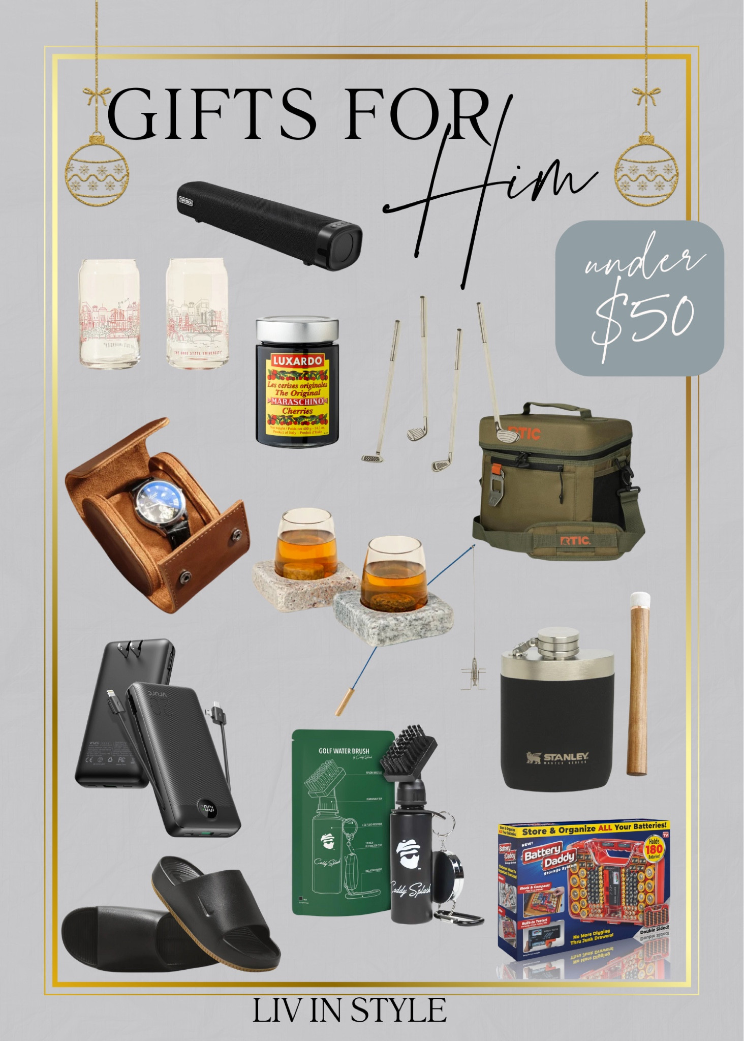Gift Guide for him under $50! Gifts for grandpa, boyfriend, husband, dad or friend! 

#LTKHoliday #LTKGiftGuide #LTKMens