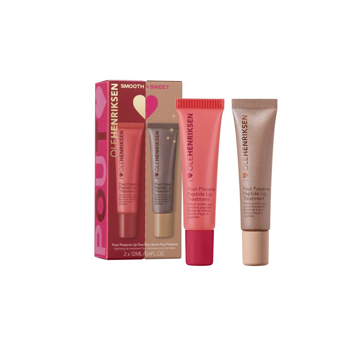 Smooth + Sweet Pout Preserve Peptide Lip Duo | Ole Henriksen