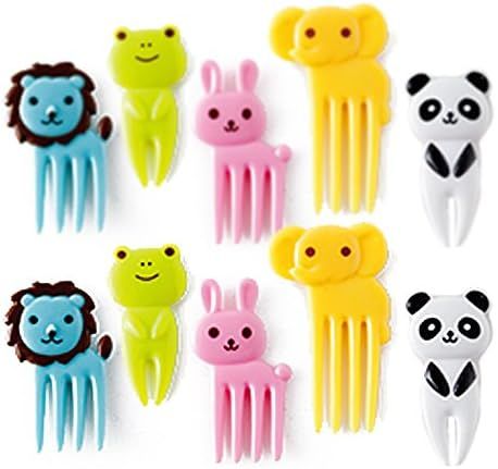 CuteZCute Bento Decoration Box, Animals Food Picks and Forks | Amazon (US)