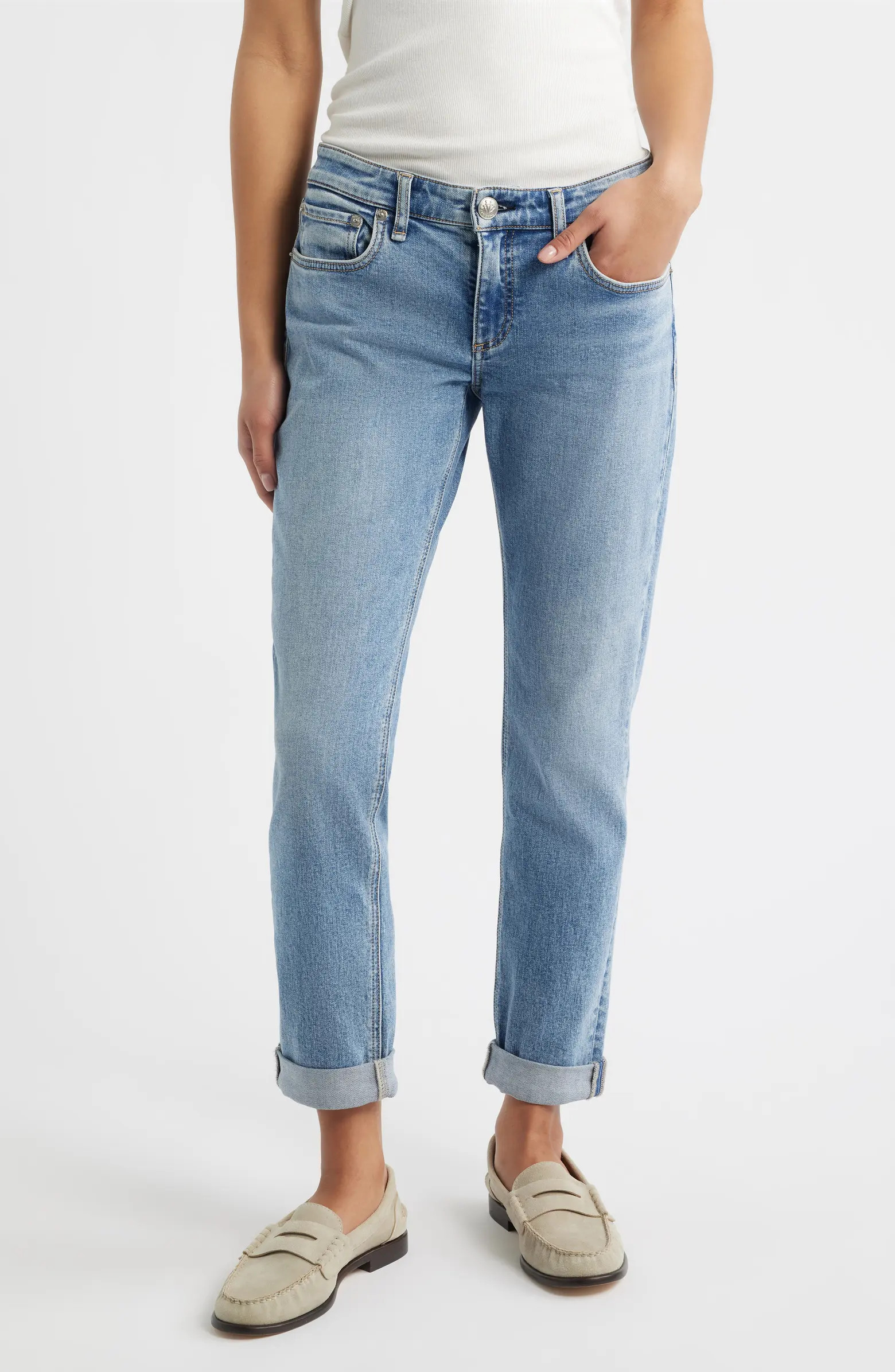 Dre Low Rise Slim Boyfriend Jeans | Nordstrom