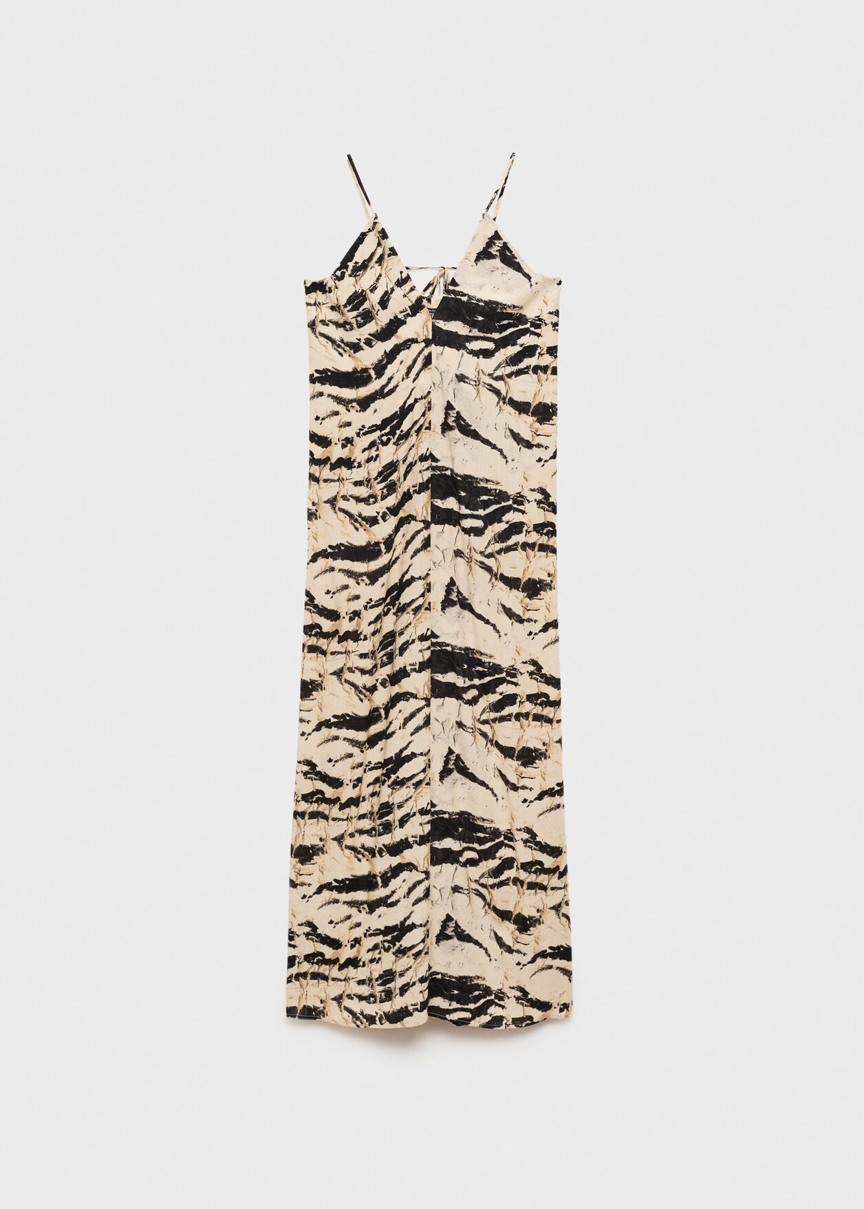 Long animal-print dress - Woman | MANGO United Kingdom | MANGO (UK)