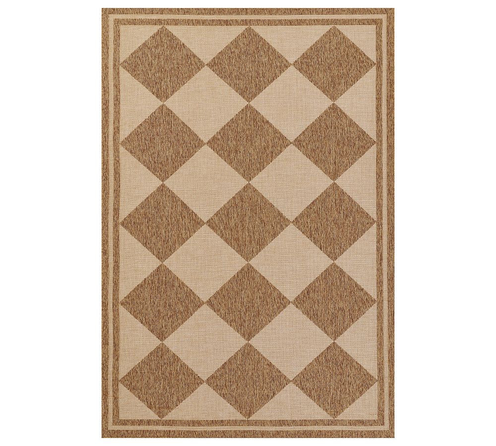 Erin Gates By Momeni Saybrook Diamond Outdoor Performance Rug | Pottery Barn (US)
