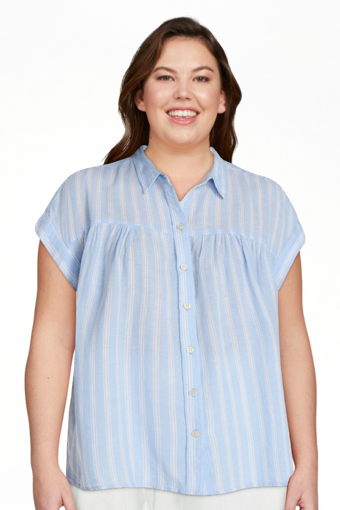 Time and Tru Women's Camp Shirt, Sizes XS-XXXL | Walmart (US)