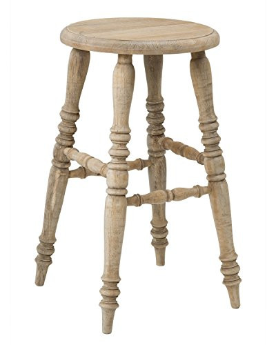 EAST at MAIN Baylor Brown Rubber Wood Counter Stool, (13.75x13.75x24) | Amazon (US)