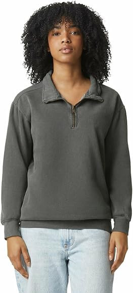 Comfort Colors Men's 1/4 Zip Sweatshirt, Style 1580 | Amazon (US)