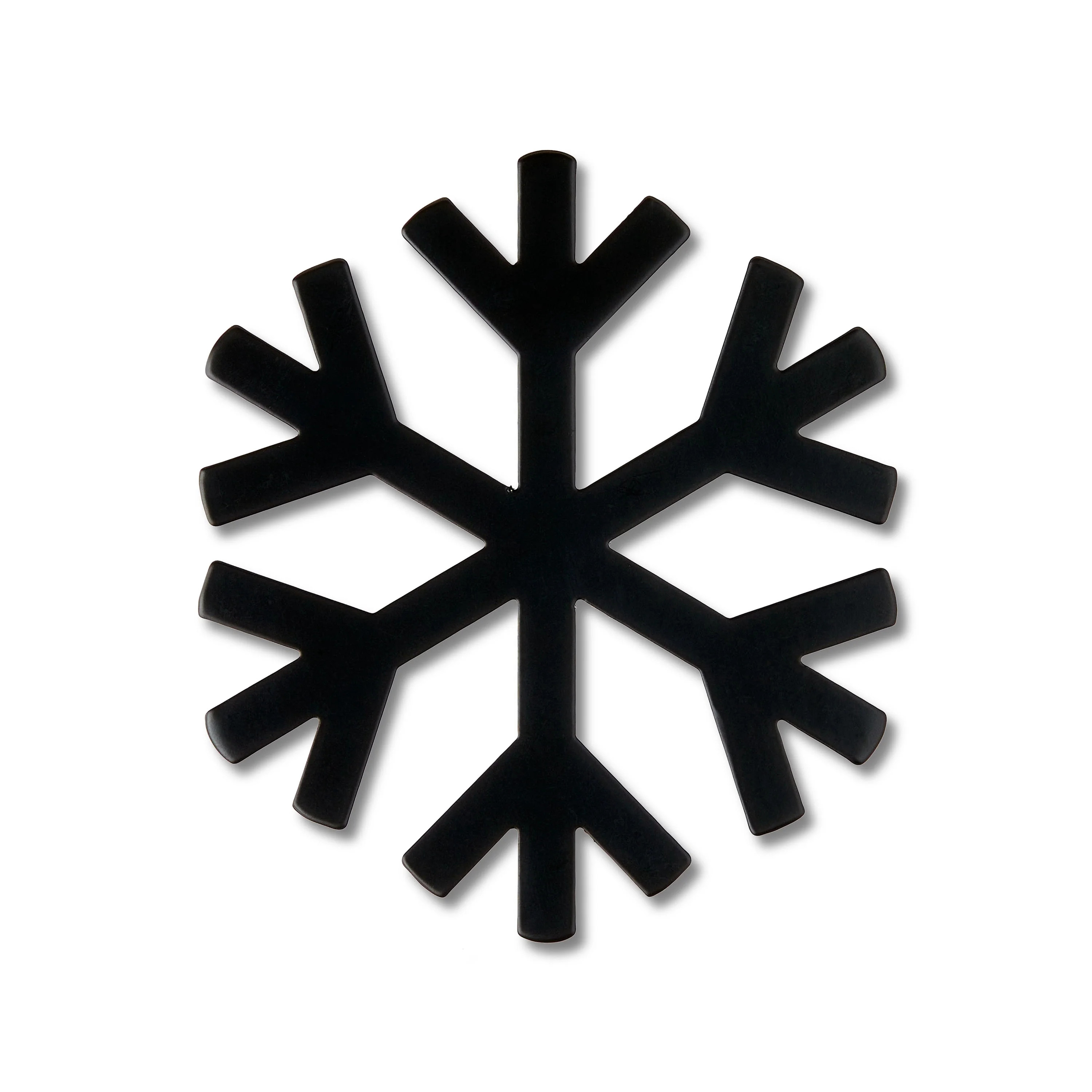 Personalization Stocking Icons, Black Snowflake, Iron, 4 in, .25 lbs., by Holiday Time - Walmart.... | Walmart (US)