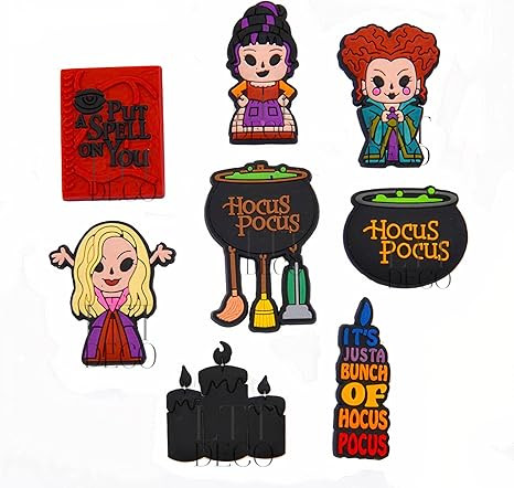 Hòcũs pòcũs Croc Shoe Charms. Hòcũs pòcũs Movie Shoe Charms.Shoe Decoration Charms.... | Amazon (US)