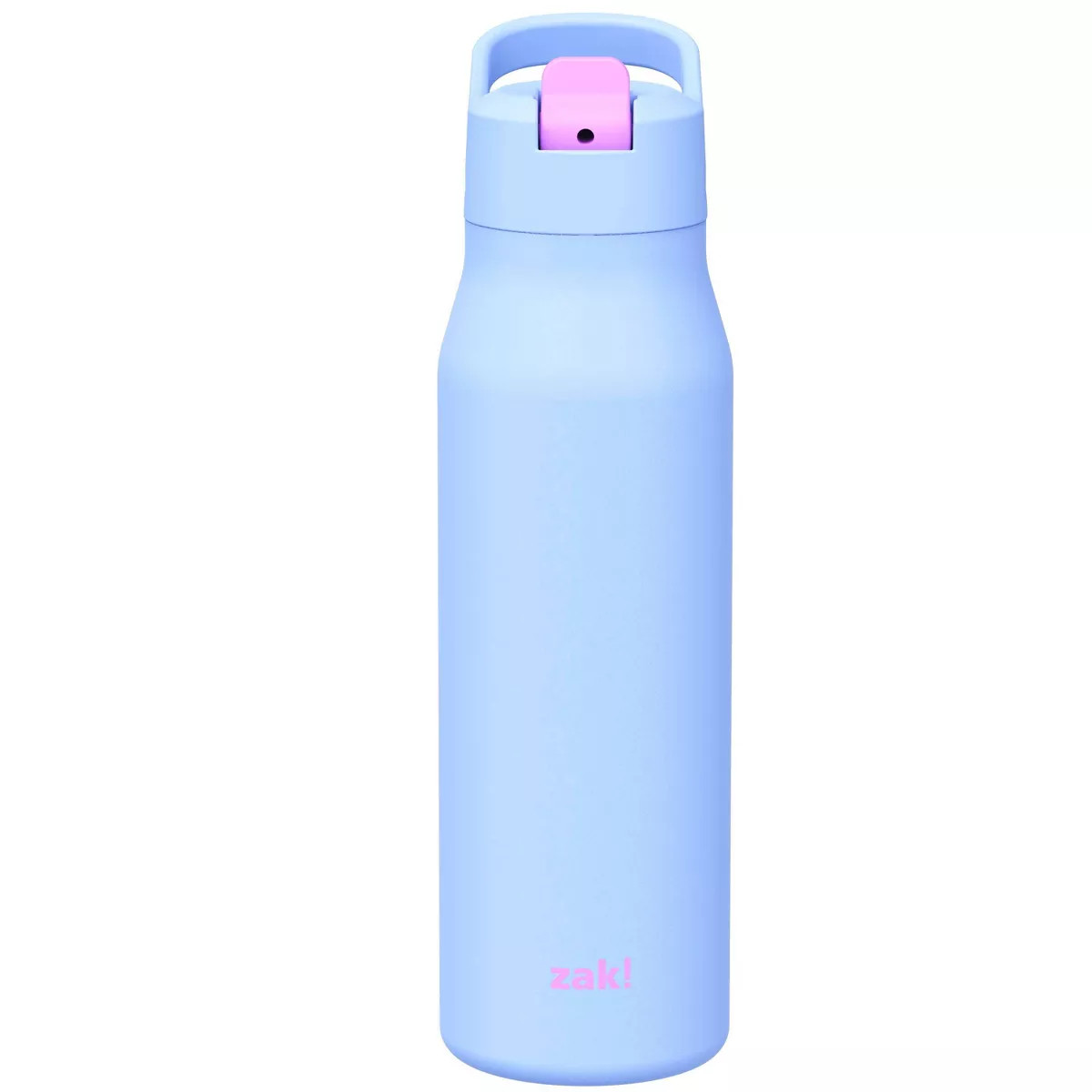 Zak Designs 20oz Double Walled Stainless Steel Tranquility Straw Water Bottle | Target