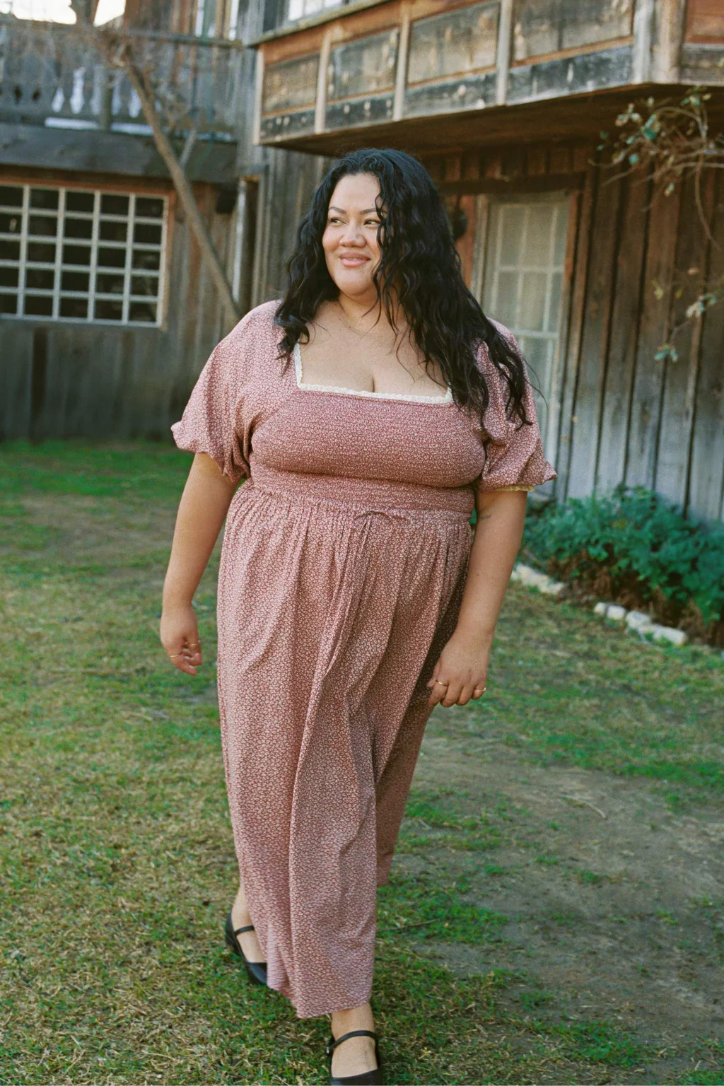 The Katrina Dress Extended | Heart Floral | Christy Dawn