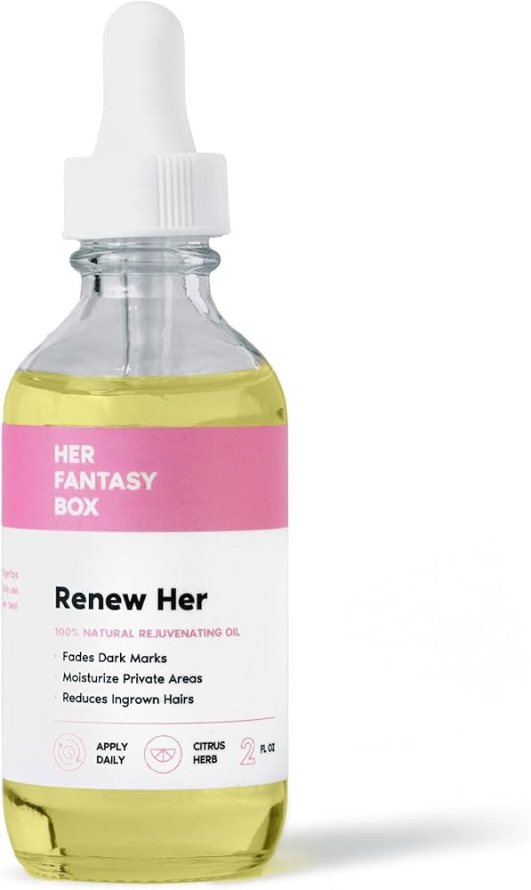 Renew Her - Natural Rejuvenating Oil for Dark Spots, Ingrown Hair, and Skin Brightening - Nourish... | Amazon (US)